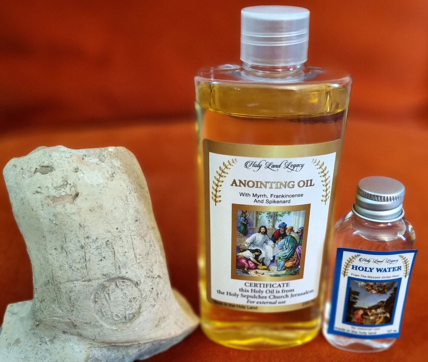 Protection Blessed Anointing Oil Jerusalem Frankincense  250ml 8.45oz+Holy water