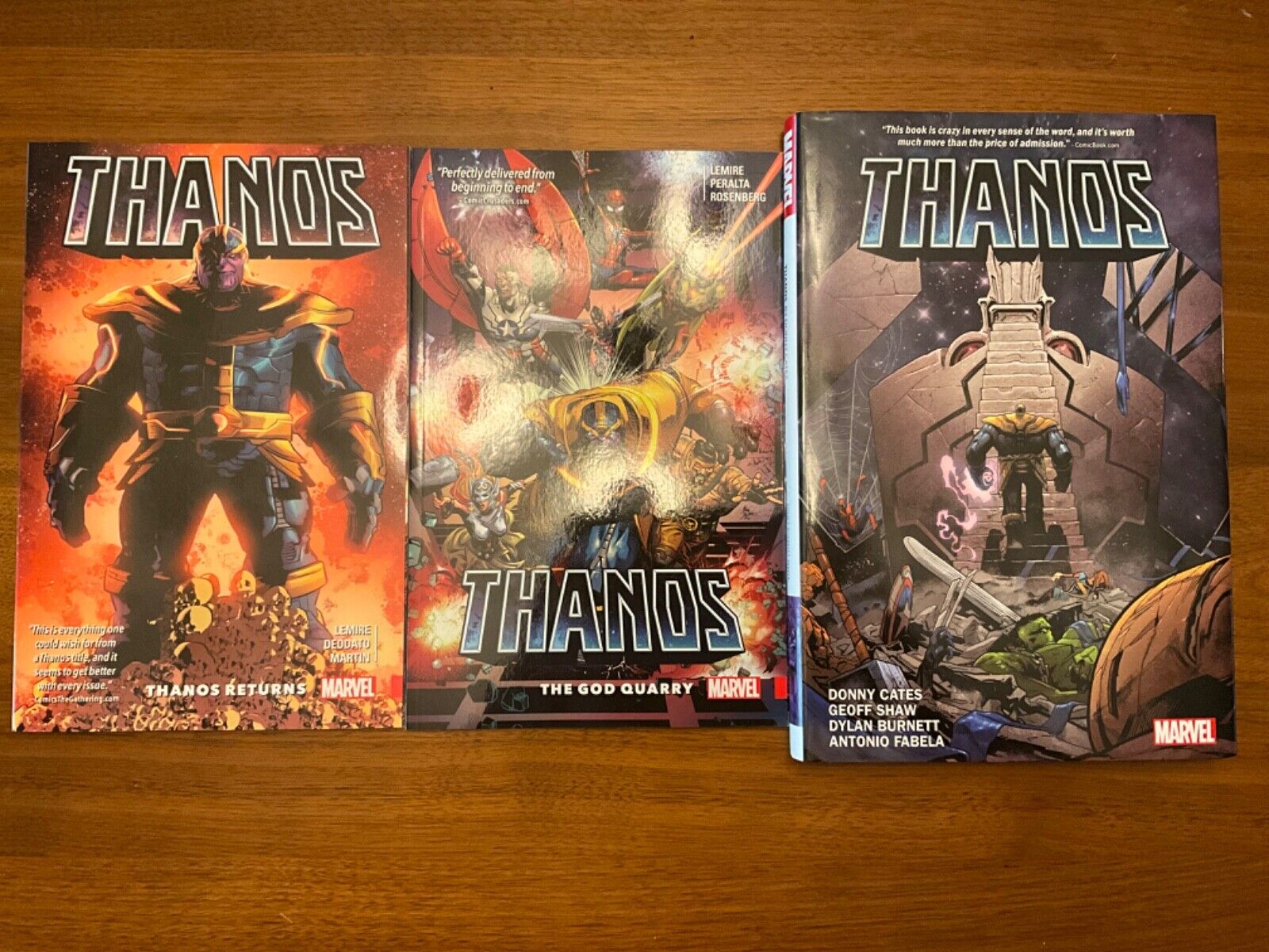 Thanos by Jeff Lemire and Donny Cates TPB/Hardcover Marvel Comics Cosmic