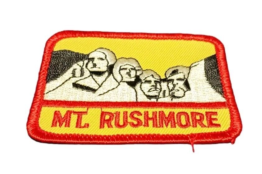 Vintage Mt. Rushmore National Memorial Monument South Dakota Patch Badge