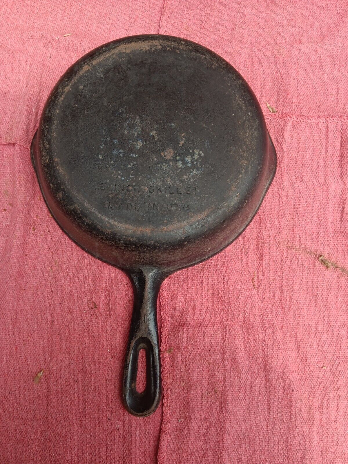 Wagner Ware 8 Inch Vintage Cast Iron Skillet Made In USA Flat Bottom