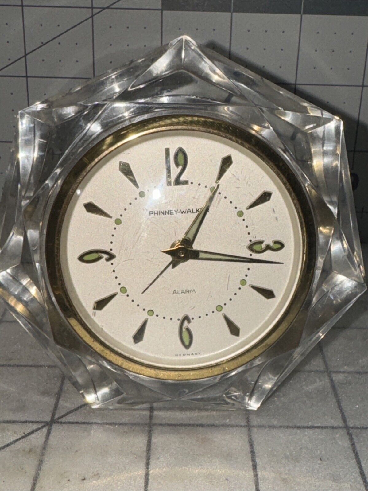 Phinney-Walker Acrylic Alarm Desk Clock