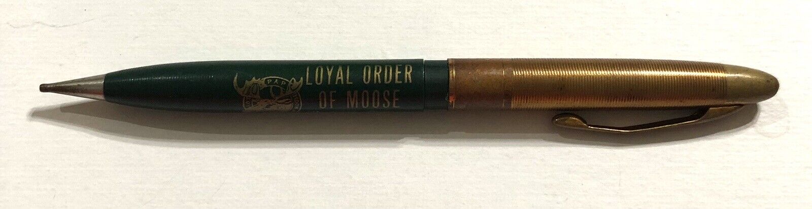 Vintage Loyal Order Of Moose Hastings, PA Mechanical Advertising Pencil