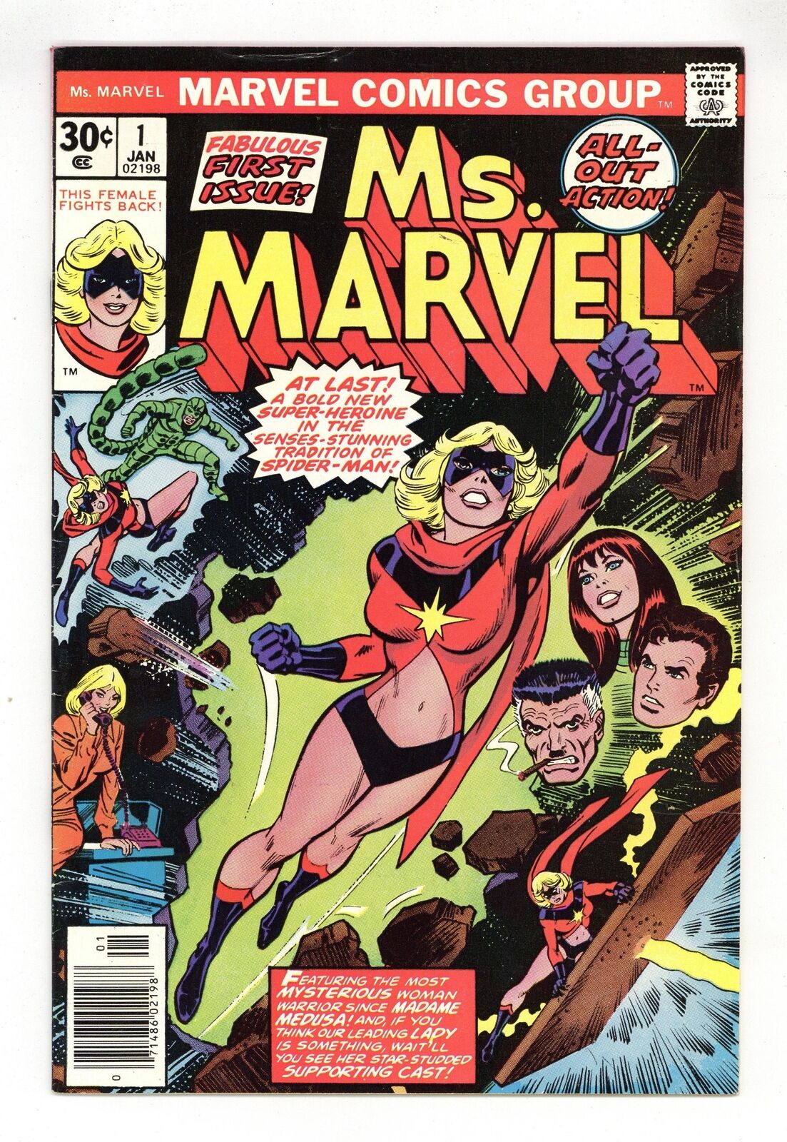 Ms. Marvel #1 VG/FN 5.0 1977 1st app. Ms. Marvel