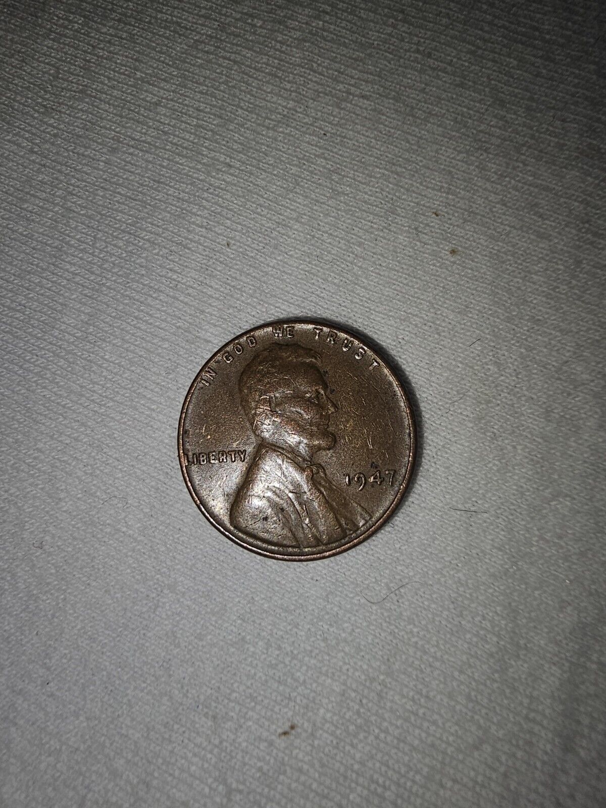 1947 Wheat Penny No Mint Mark