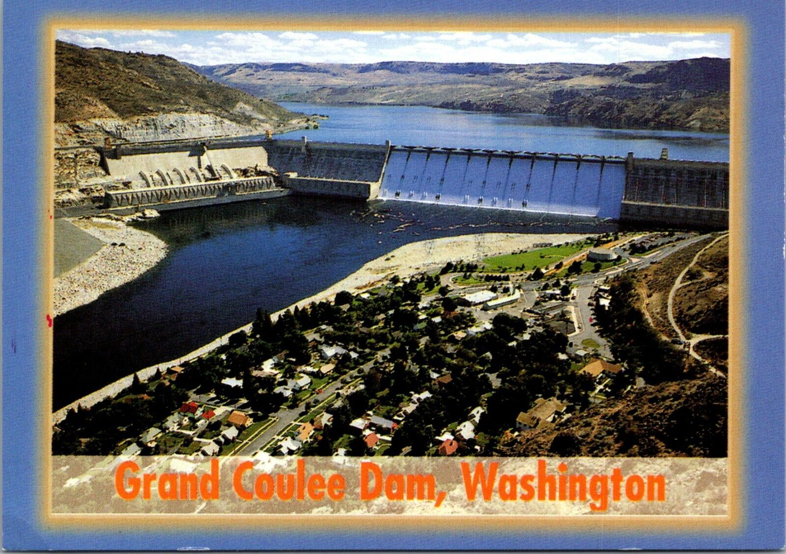 Grand Coulee Dam Washington postcard