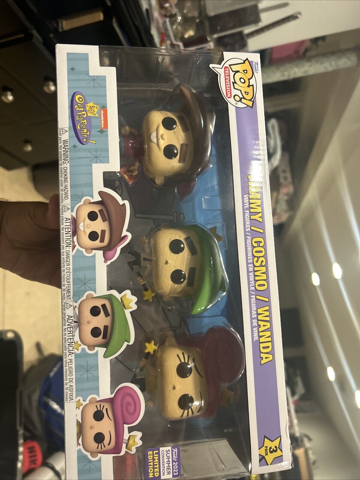  2023 Funko Pop Fairly Odd Parents 3-Pack Shared