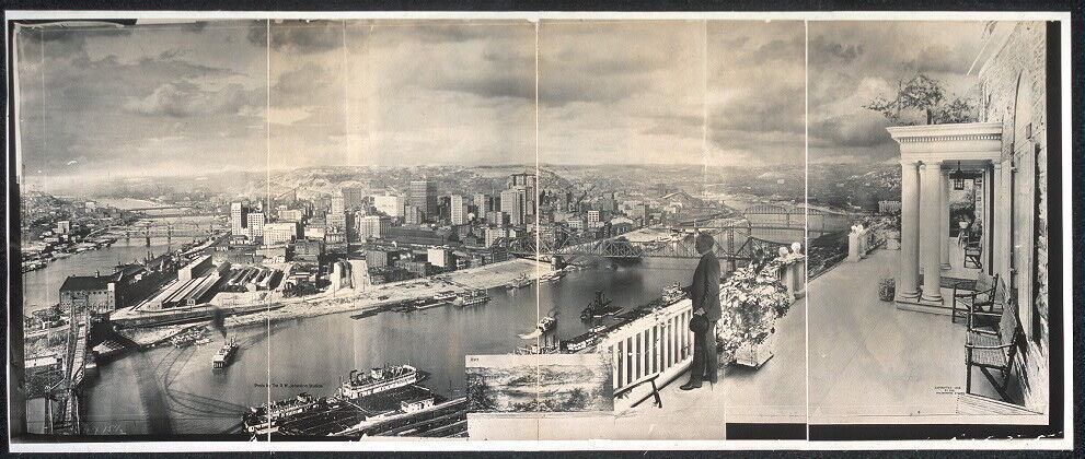 Photo:1909 Panoramic: Official sesqui-centennial photograph of Pittsburgh