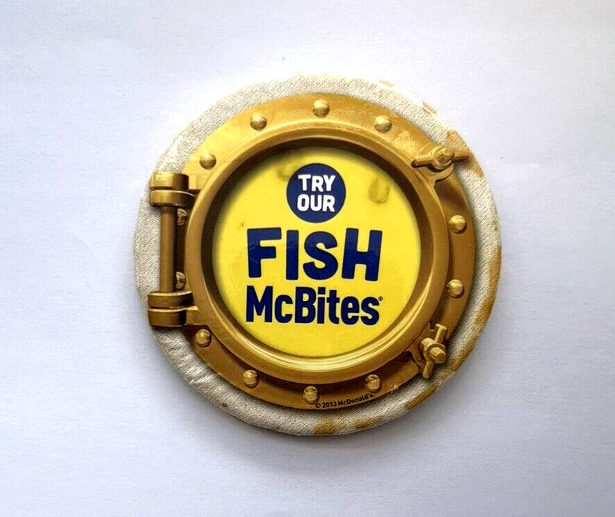 2013 McDonalds Pin Button Fish McBites