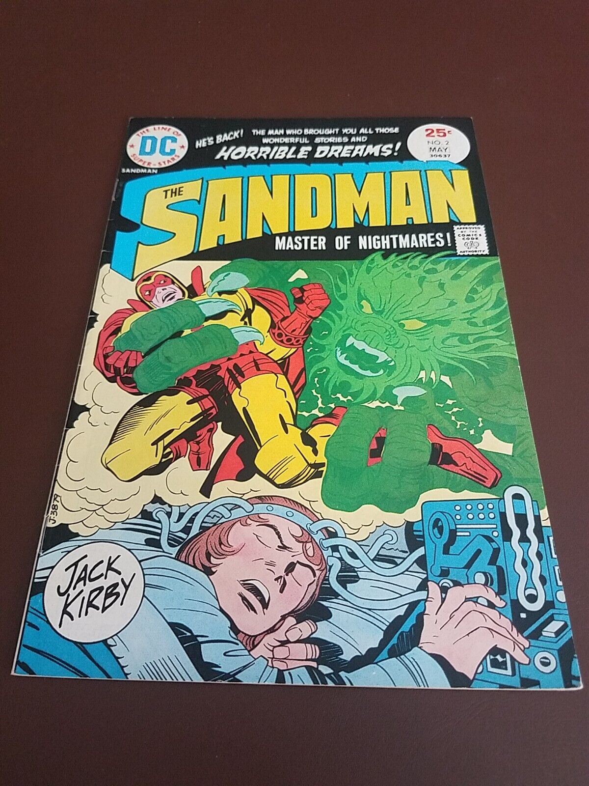 1975 DC Comics The Sandman #2 Master of Nightmares Comic Book - Jack Kirby VG