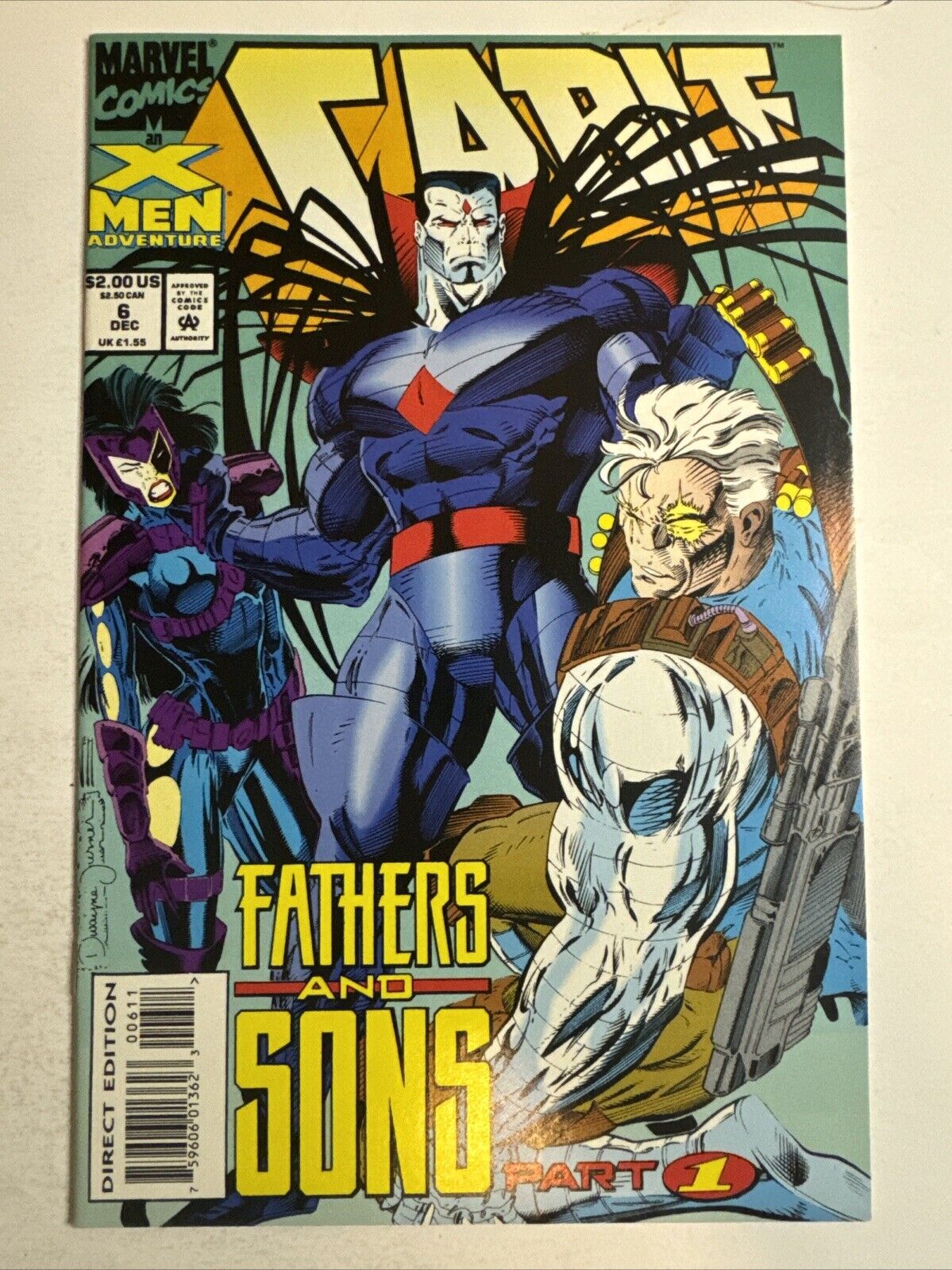 Cable #6: “Father And Sons” Mr. Sinister, Marvel 1993 NM