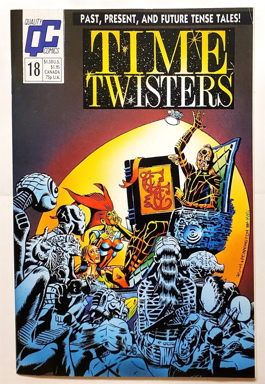 Time Twisters #18 (1990, Fleetway Quality) 6.0 FN 