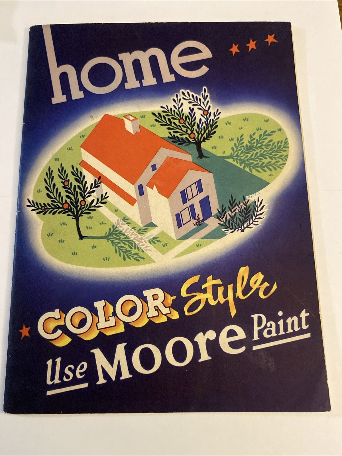 Benjamin Moore Color Style Vintage Booklet Advertising Ephemera 