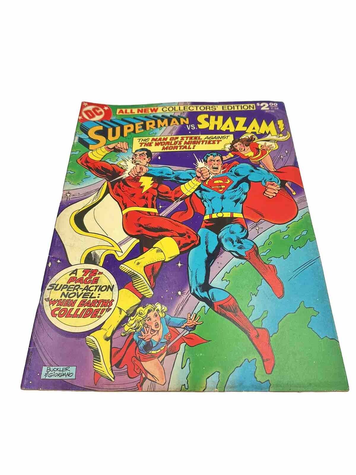 SUPERMAN VS SHAZAM COLLECTORS' EDITION C-58 2ND BLACK ADAM (DC 1978)