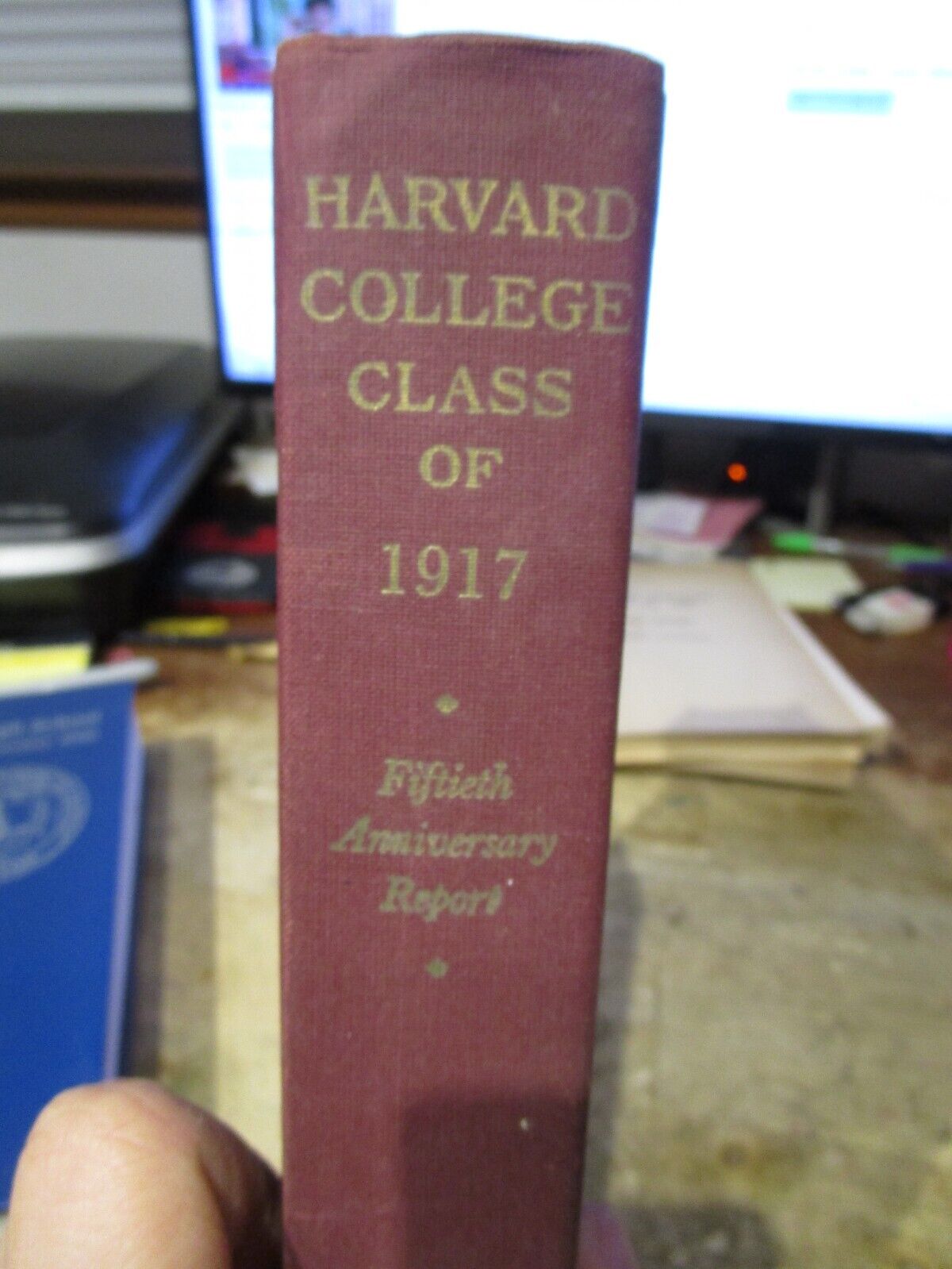 Harvard University Cambridge Massachusetts Class of 1917 Alumni Directory Book