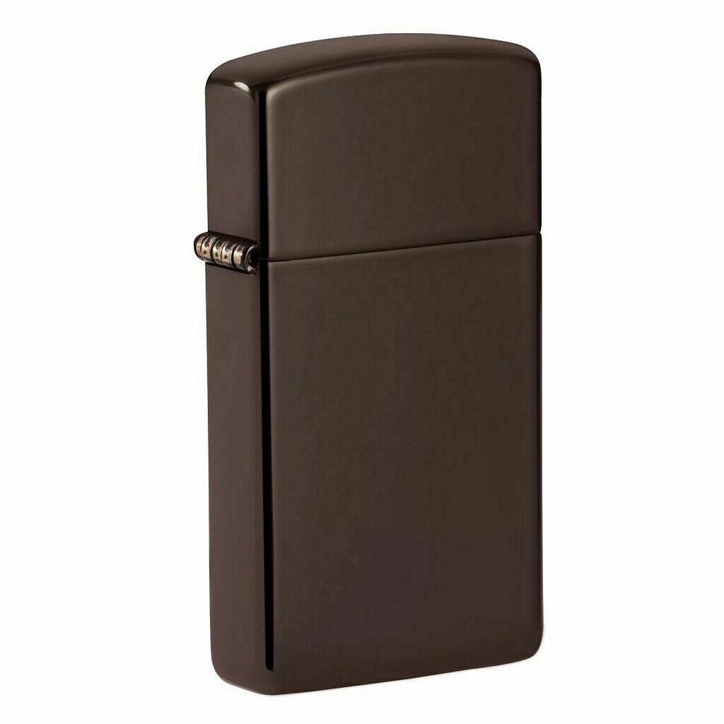 Zippo 49266 Slim Brown Windproof Pocket Lighter