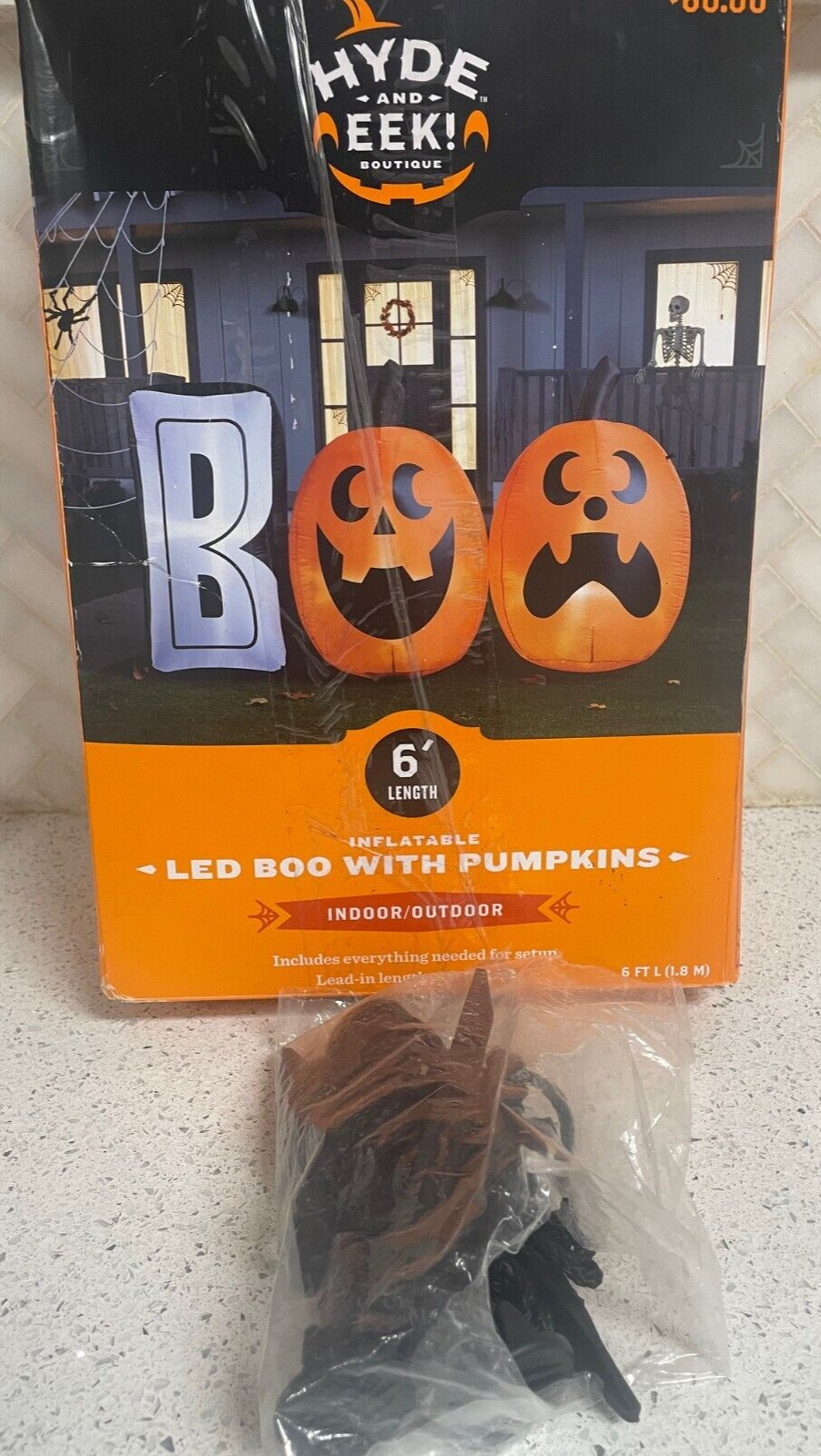 Hyde and Eek Inflatable LED BOO Decor