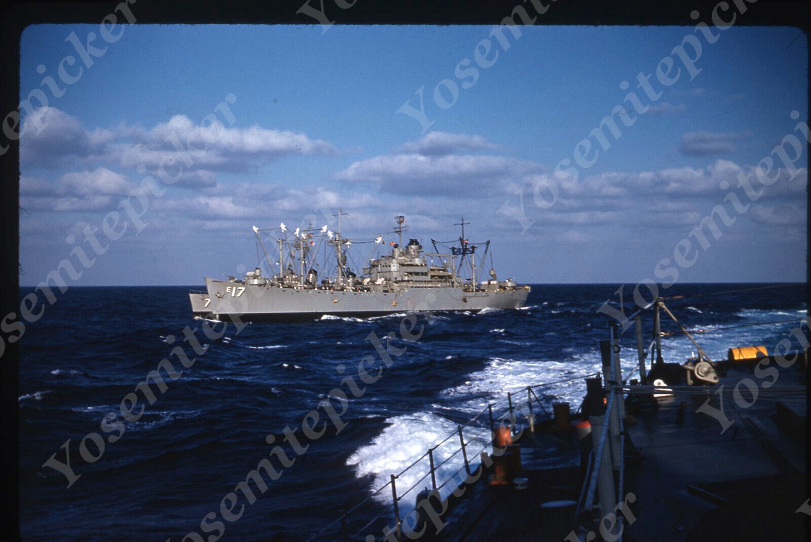 sl83 Original slide  1962 Military Navy ship # 17 483a
