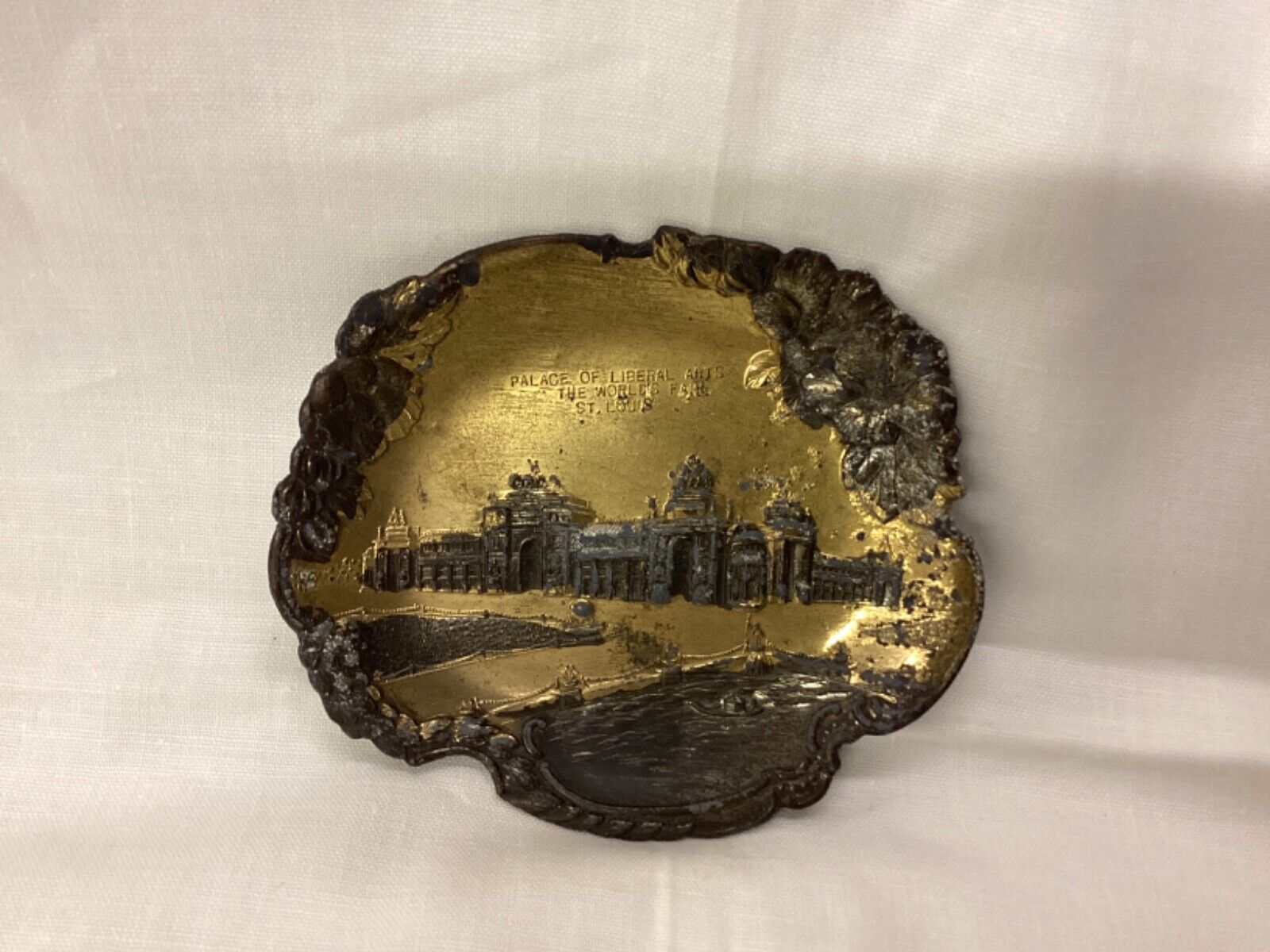 1904 St Louis World\'s Fair PALACE OF LIBERAL ARTS Metal Dish