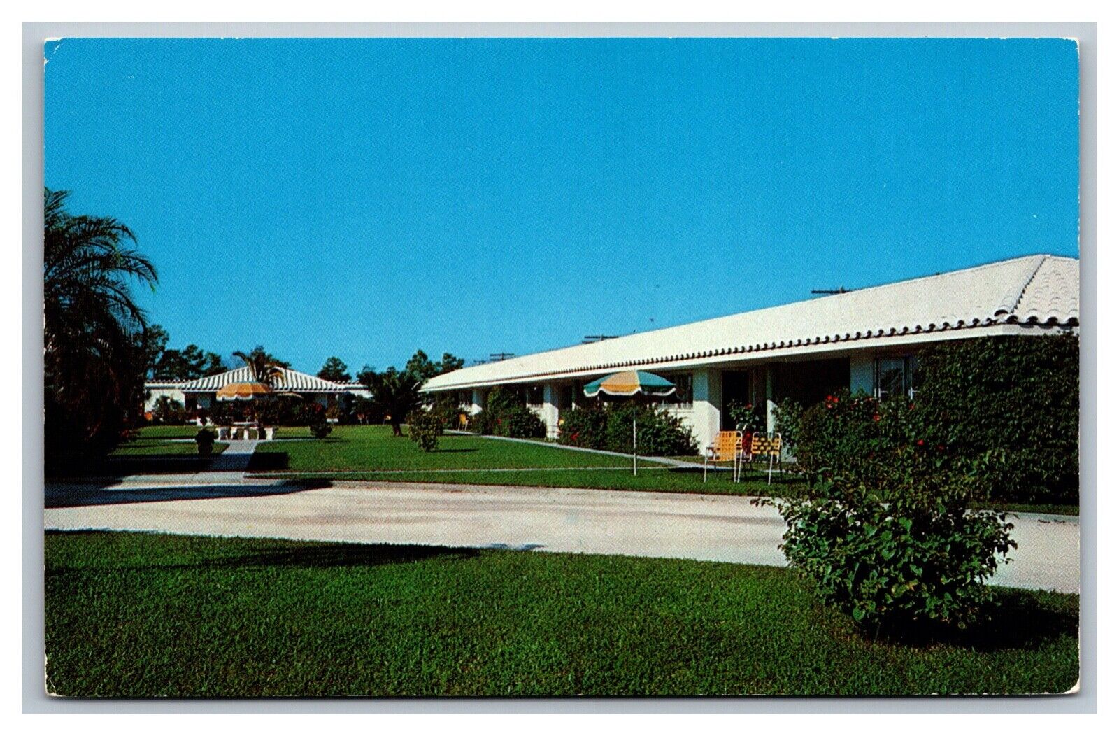 Naples, FL Florida, Motel Naples AAA Shuffleboard Fishing Beaches, Postcard