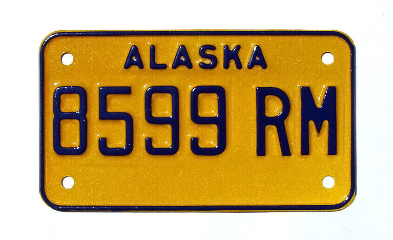 USA Motorcycle License Plate. Pick Your State. PLATES TAGS 