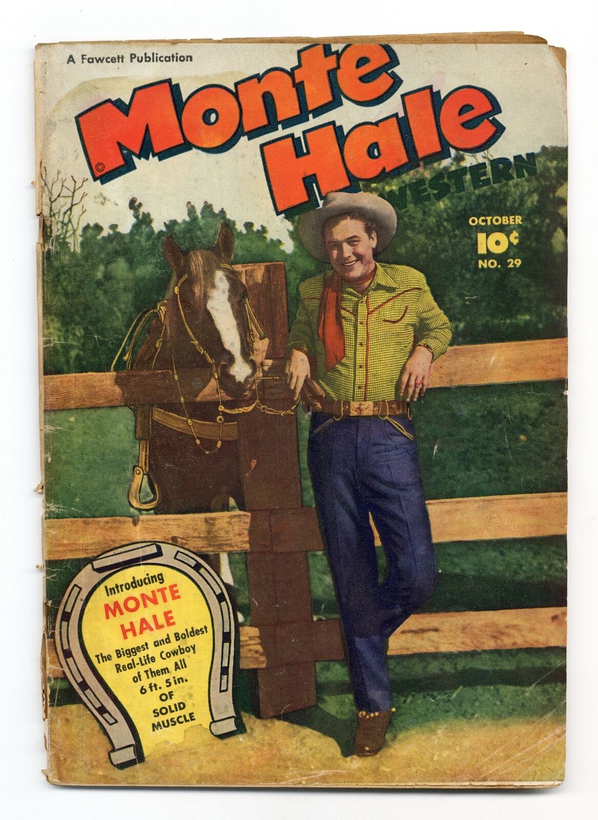 Monte Hale Western #29 GD 2.0 1948 Low Grade