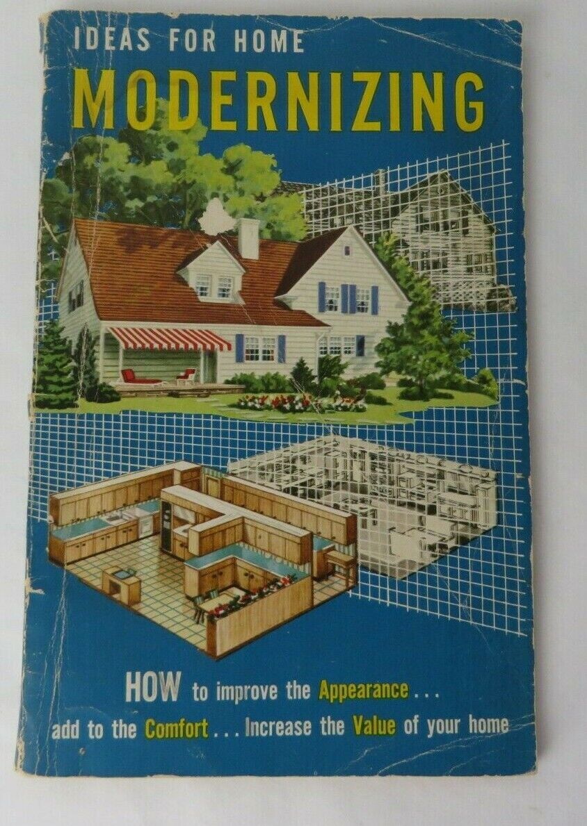 Vintage 1953 Magazine Ideas For Home Modernizing Lot of Photos #10854
