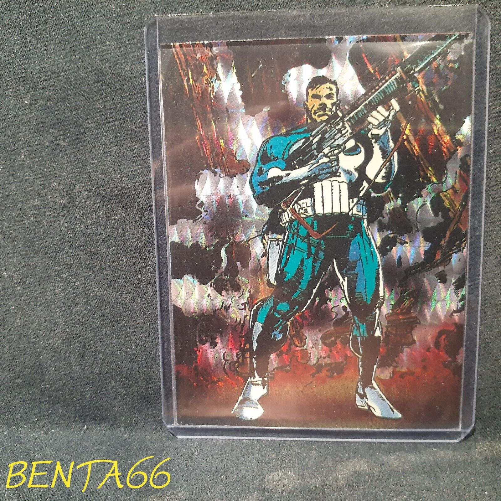 1992 Comic Images The Punisher Guts And Gunpowder 🔥 Punisher Prism Promo Card