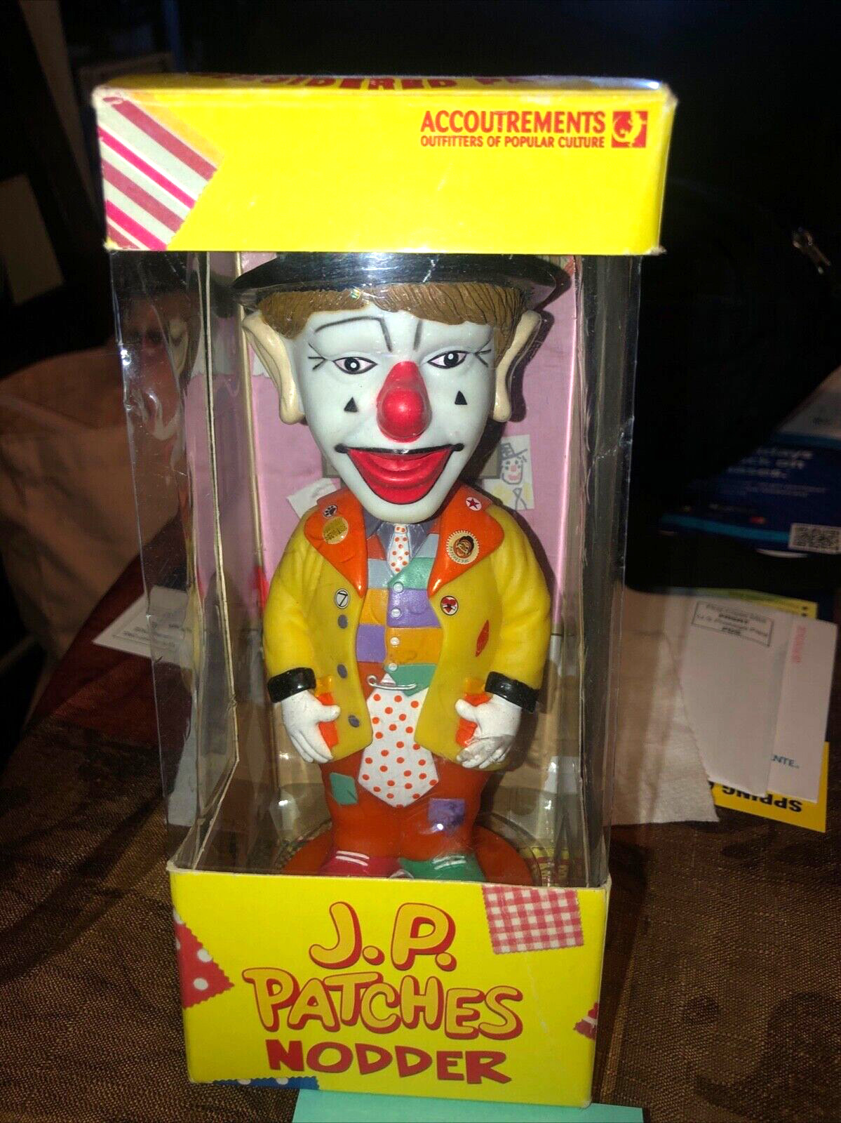 J.P. Patches  Clown Bobblehead Nodder /  With Bonus Pc
