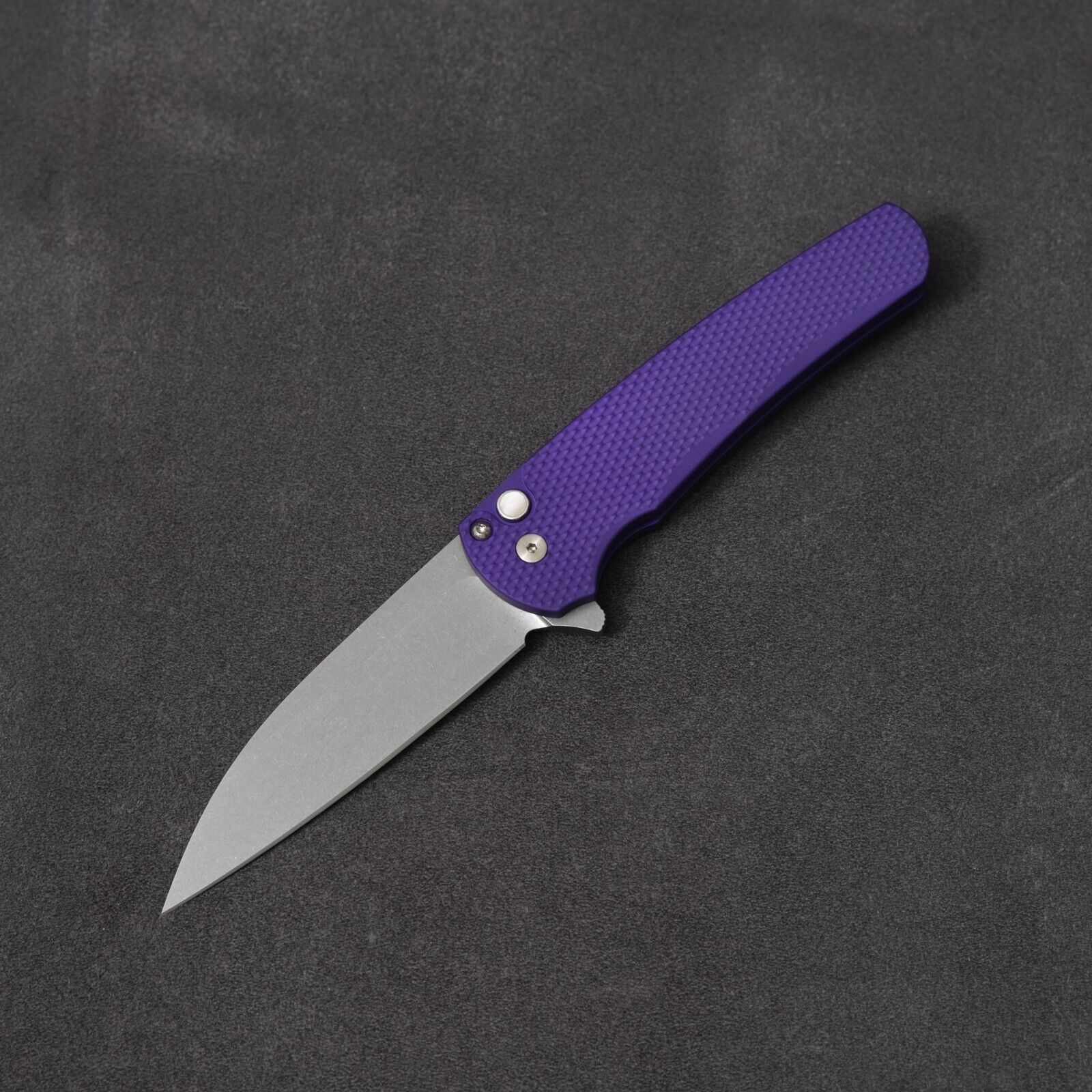 ProTech Malibu Blade Show Texas 2024 - Textured Purple / Stonewashed MagnaCut