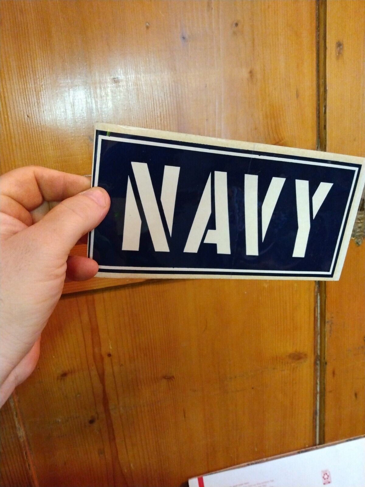 Legit Vintage NAVY Military Sticker