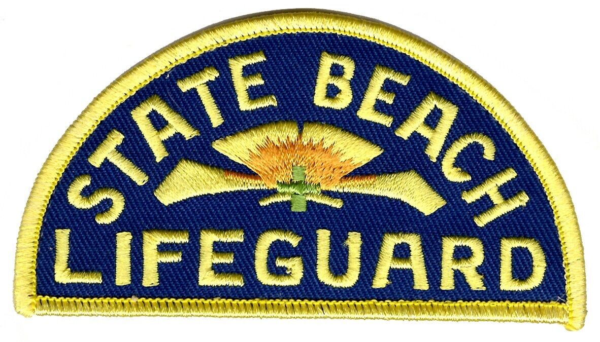 California State Park Lifeguard Patch - replica of first LG patch from 1950s