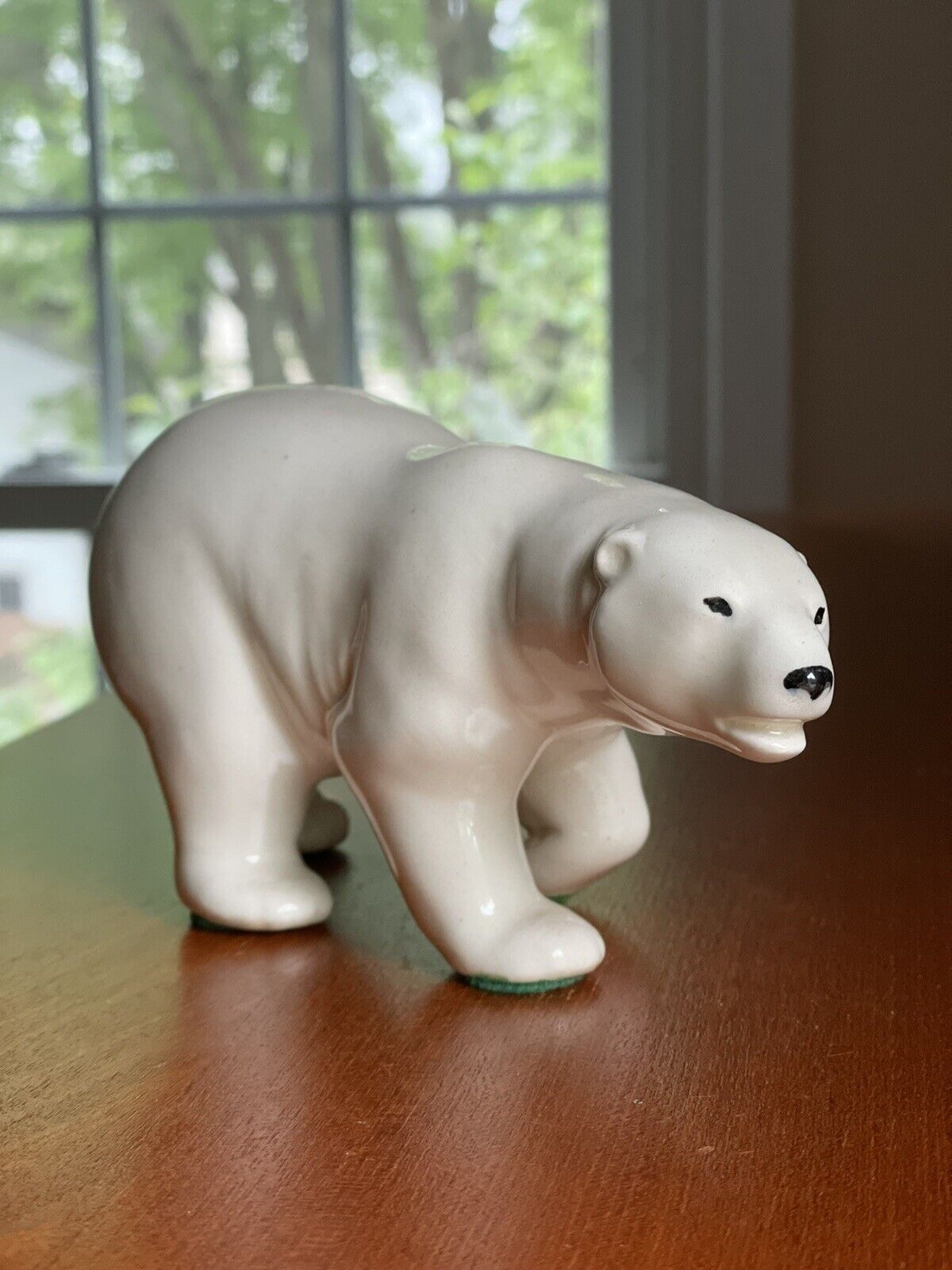 Vintage Ceramitique Ceramic Polar Bear Figurine