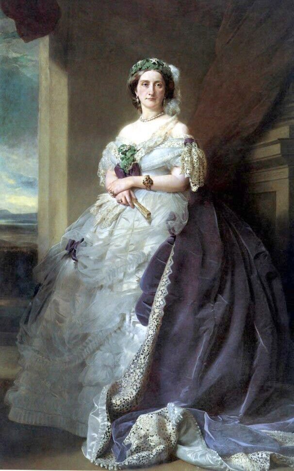 Dream-art Oil painting Julia-Louise-Bosville-Lady-Middleton-1863-Franz-Xavier-Wi
