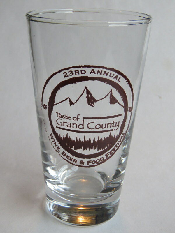 Taster Glass: 23rd Annual Taste Of Grand County Wine & Beer Festival ~ COLORADO