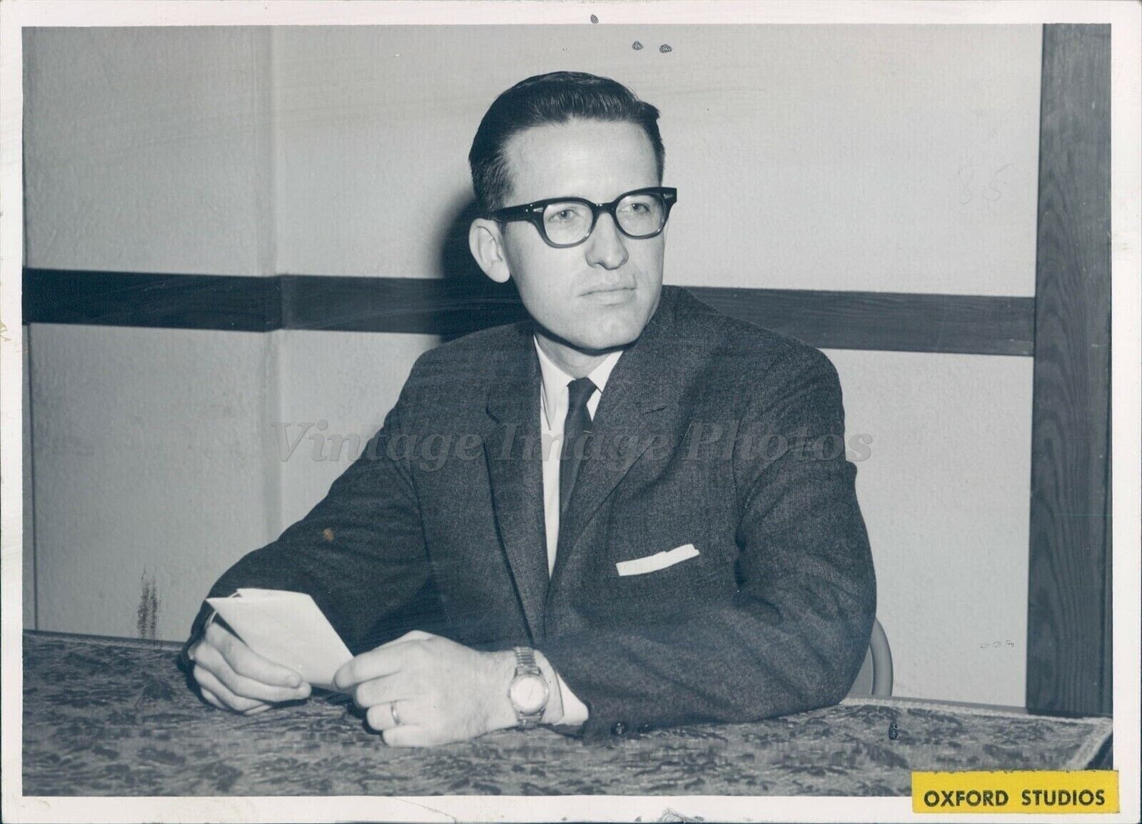 1965 Photo Dr Robert Lacount Card Lynnfield Somerville Dr Philip Business Man