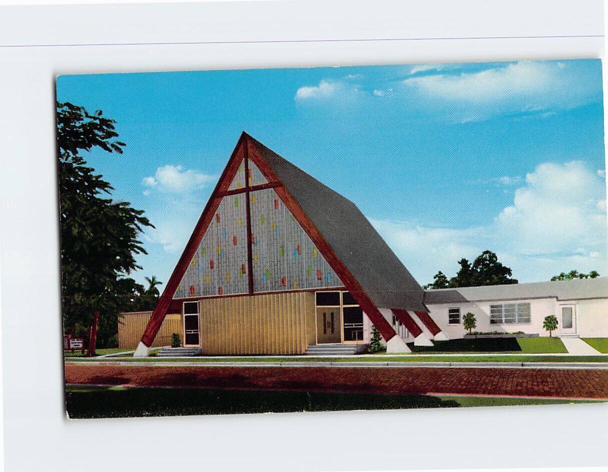 Postcard First United Presbyterian Church Punta Gorda Florida USA