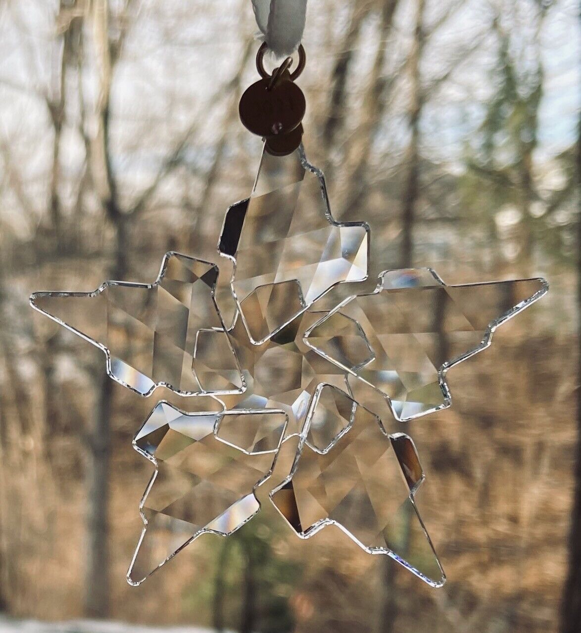 Authentic SWAROVSKI  2021 Annual Large Snowflake Star Ornament #5557796 NIB