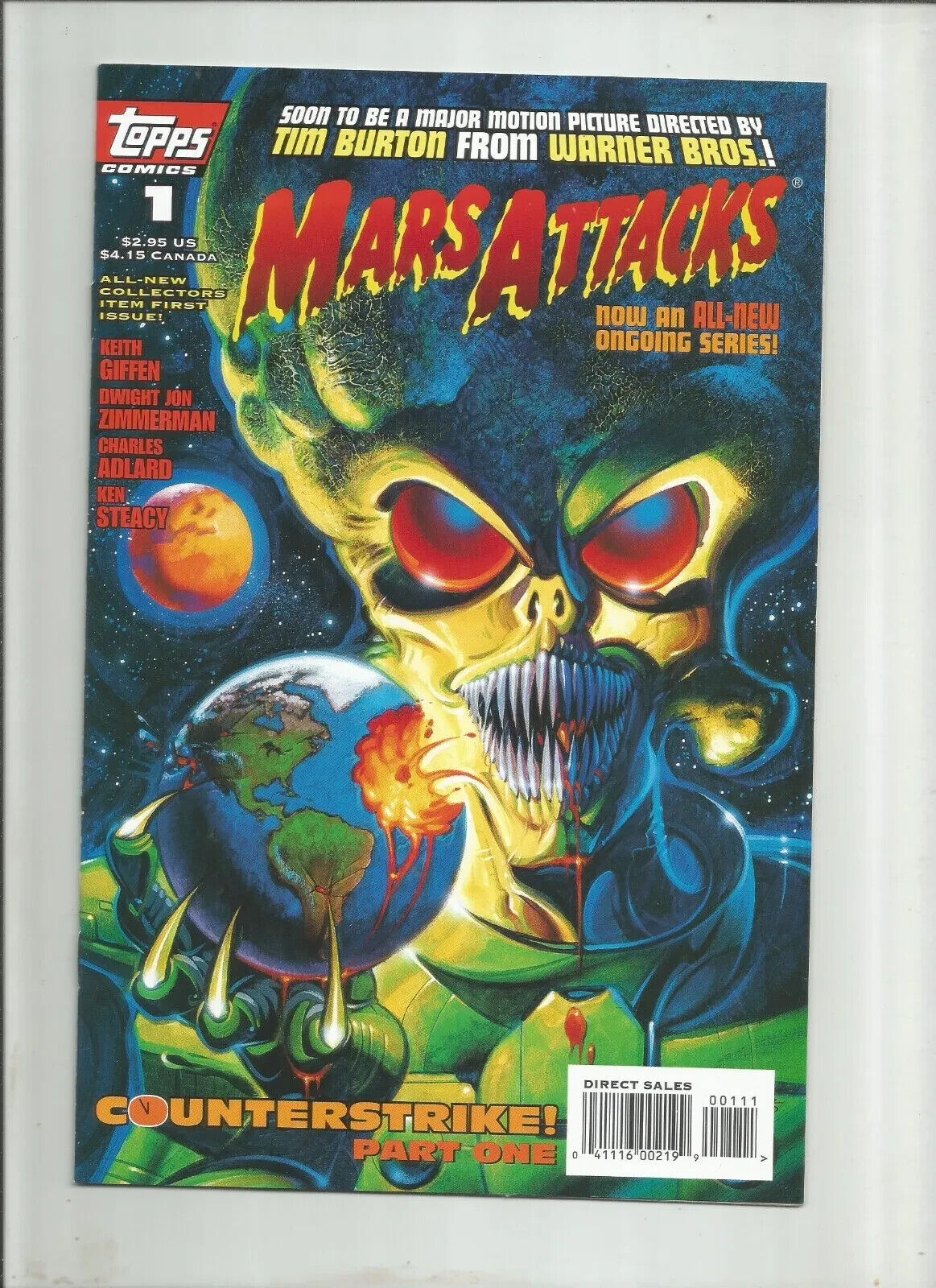 Mars Attack #1 Counter Strike - Topps Comics