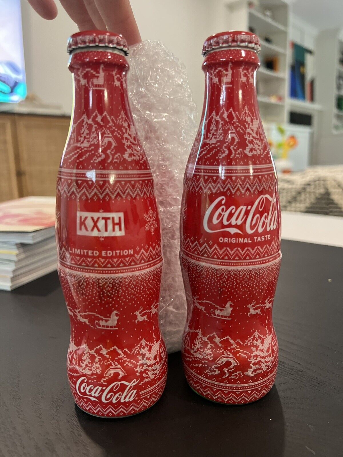 Kith Coca Cola Holiday Red Bottle Brand New Sealed Limited Edition 2021 Kithmas