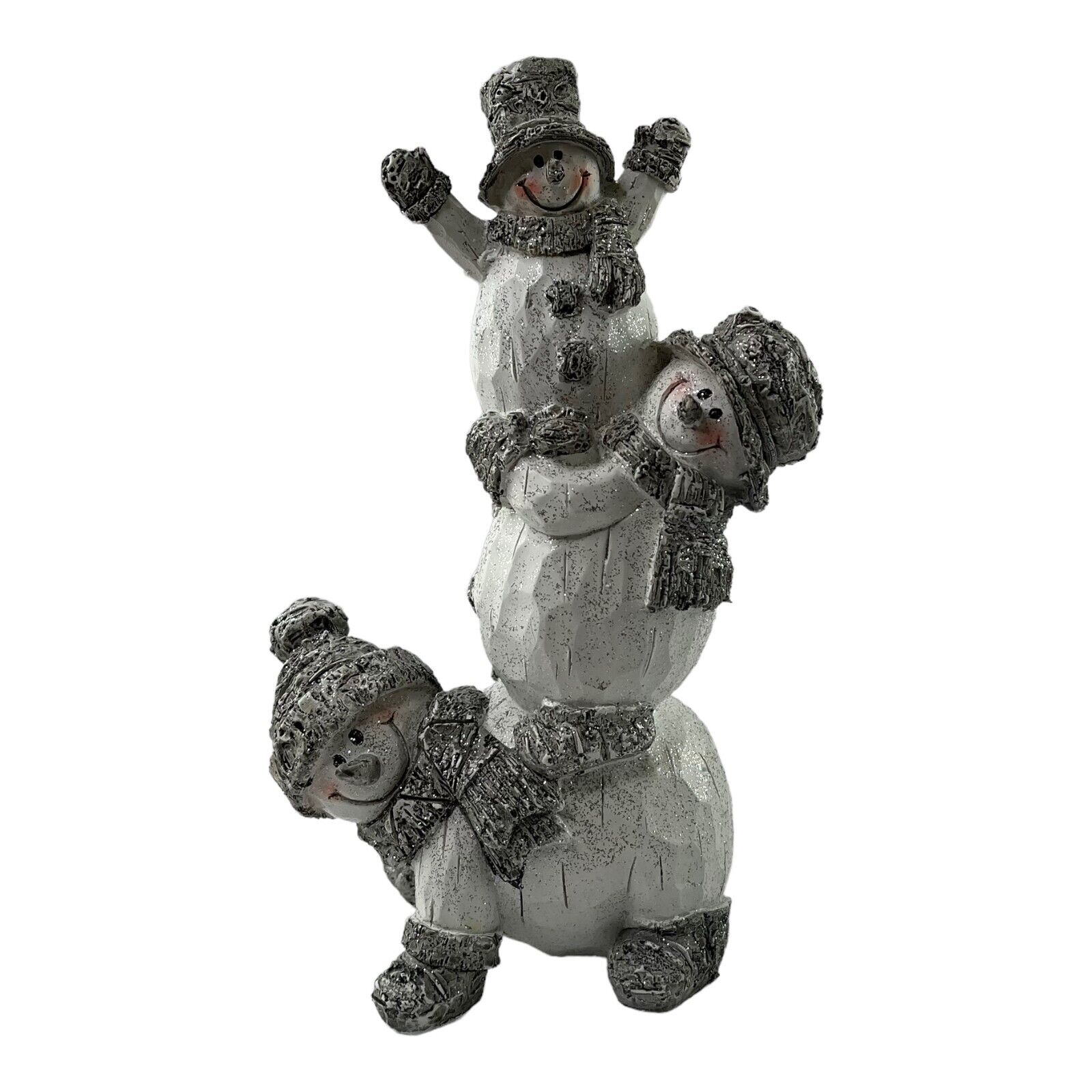 Christmas Snowman Family 9.5 Inch Figurine Ganz