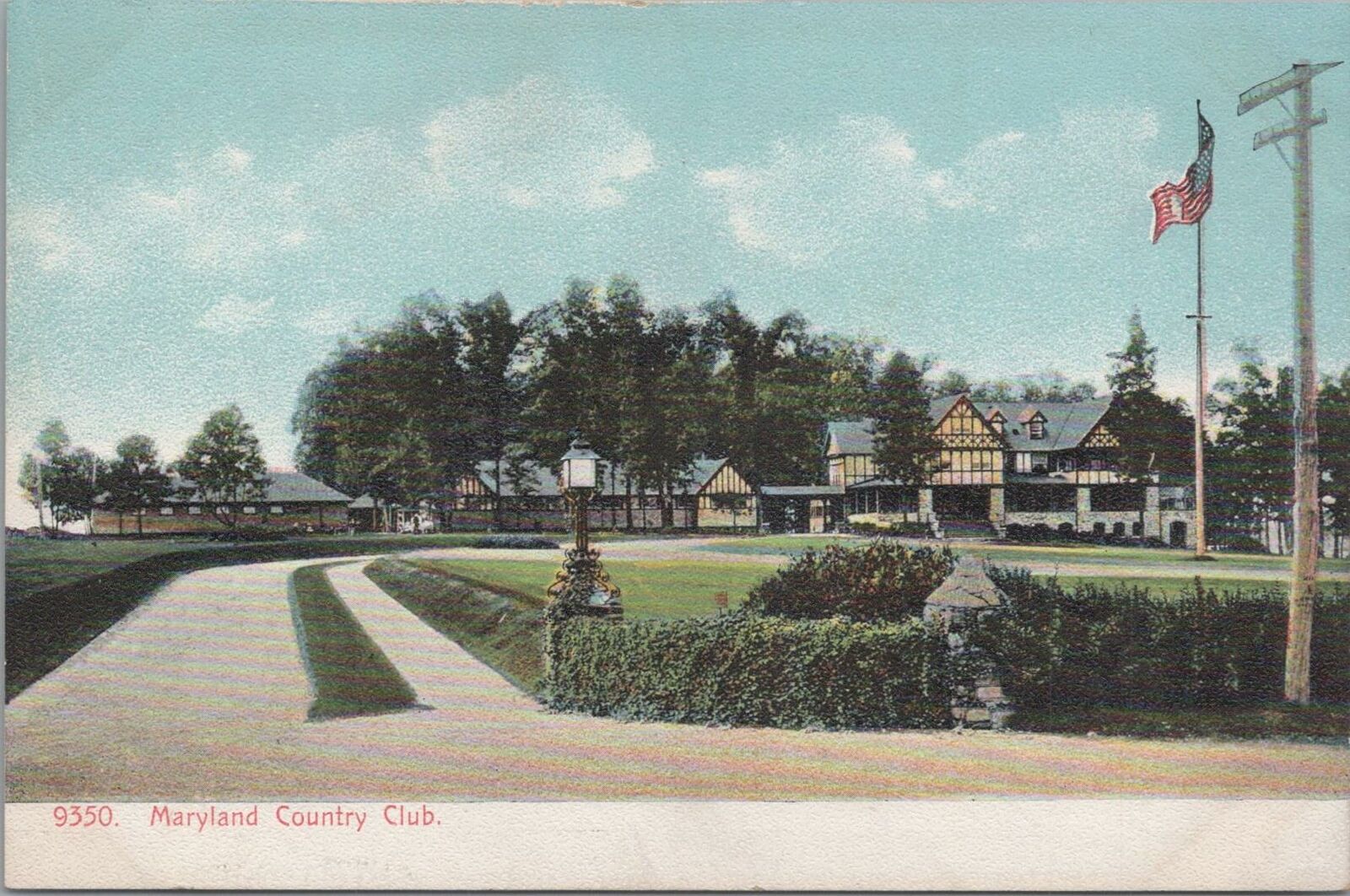 Postcard The Maryland Country Club MD 