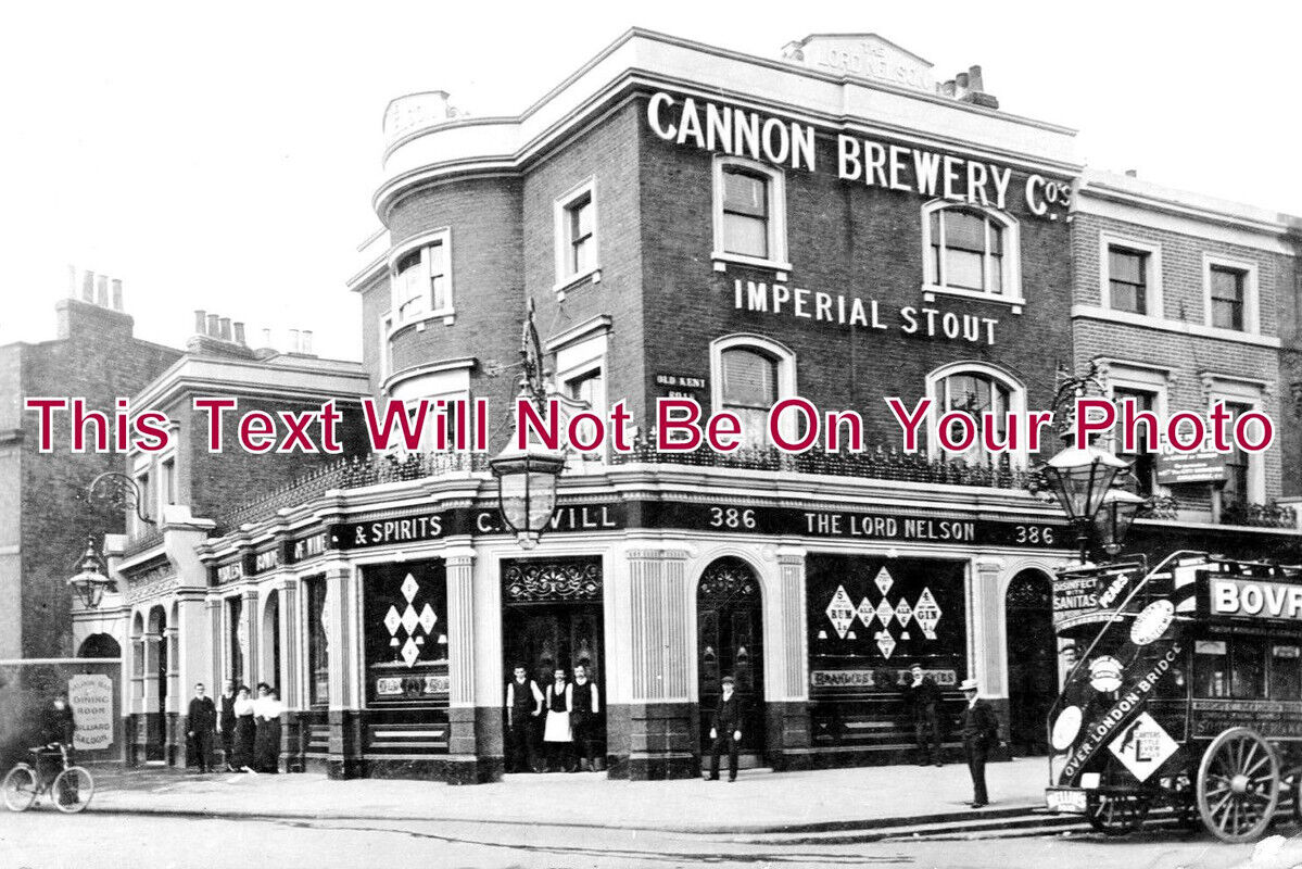 LO 1685 - The Lord Nelson Pub, Old Kent Road, London c1906