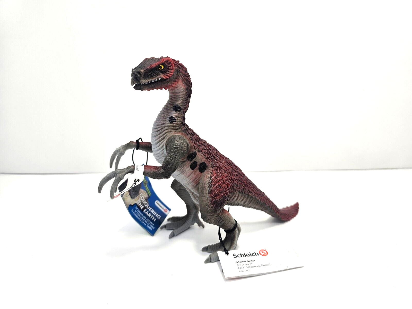 Schleich Conquering the Earth Series Jungtier Therizinosaurus Dinosaur Model NWT