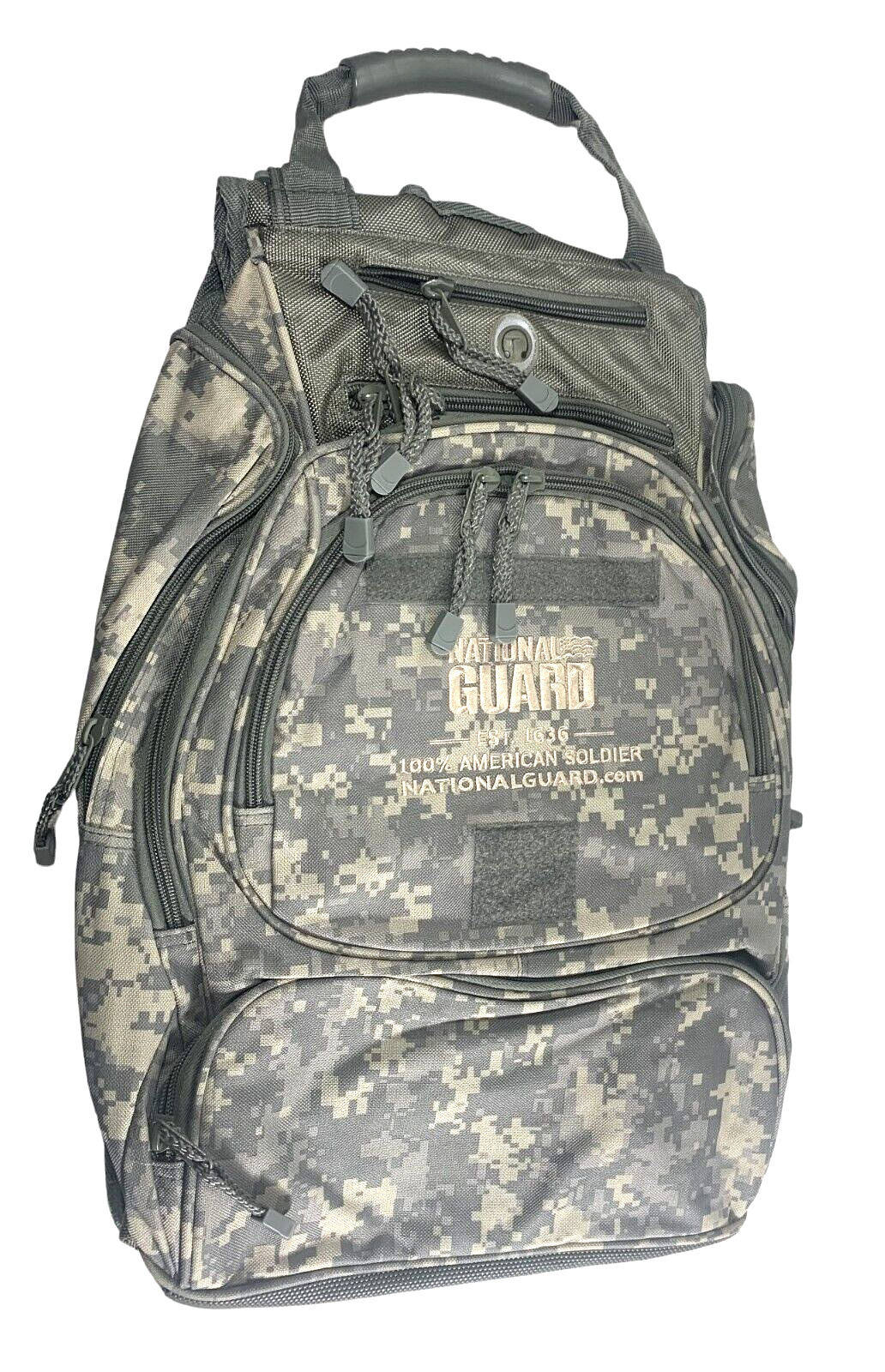 US Army National Guard Recruiting Enlistment Bonus Soldier Backpack ACU UCP NEW