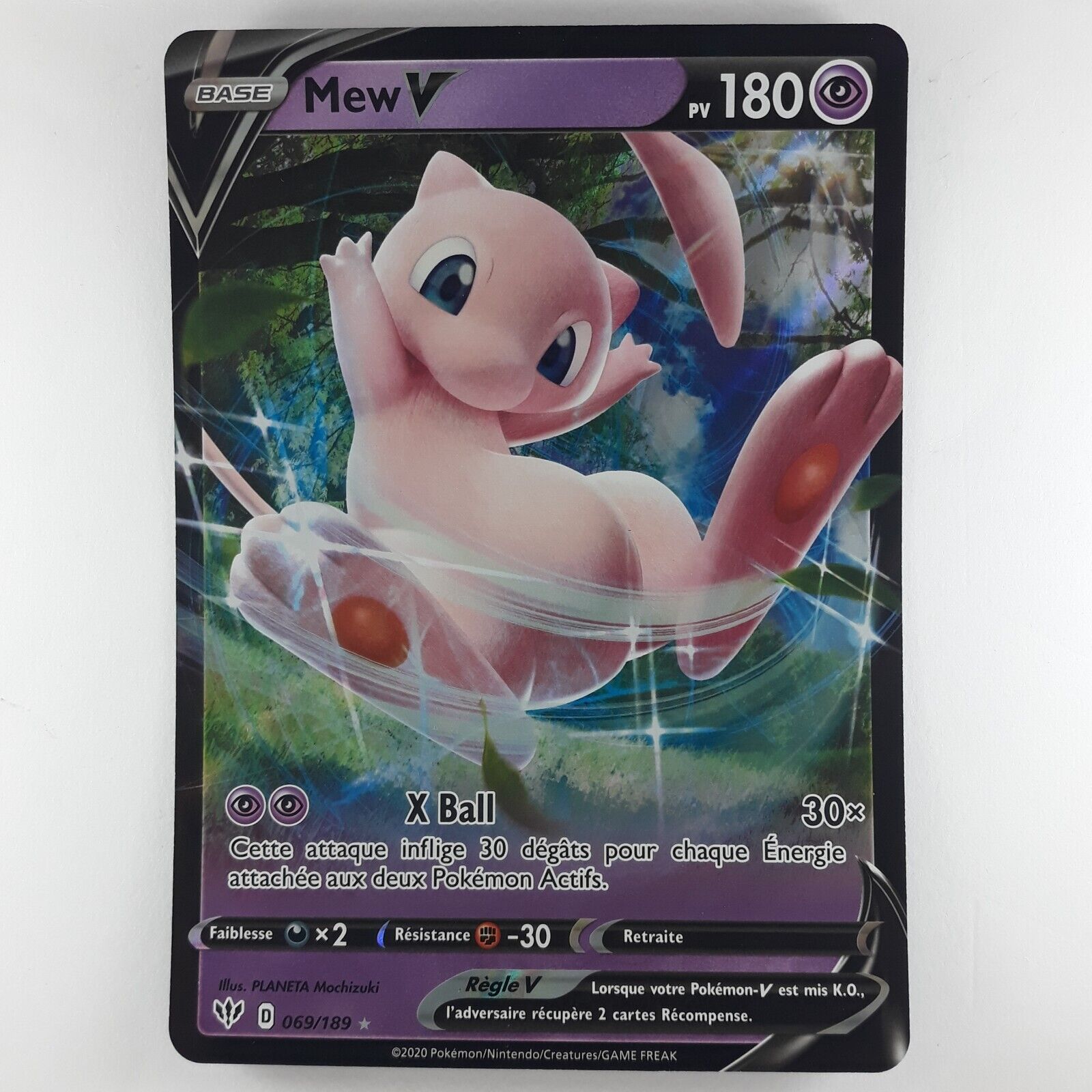 JUMBO MEW V 069/189 Pokemon Large Format Card NEW IN SLEEVE JB02