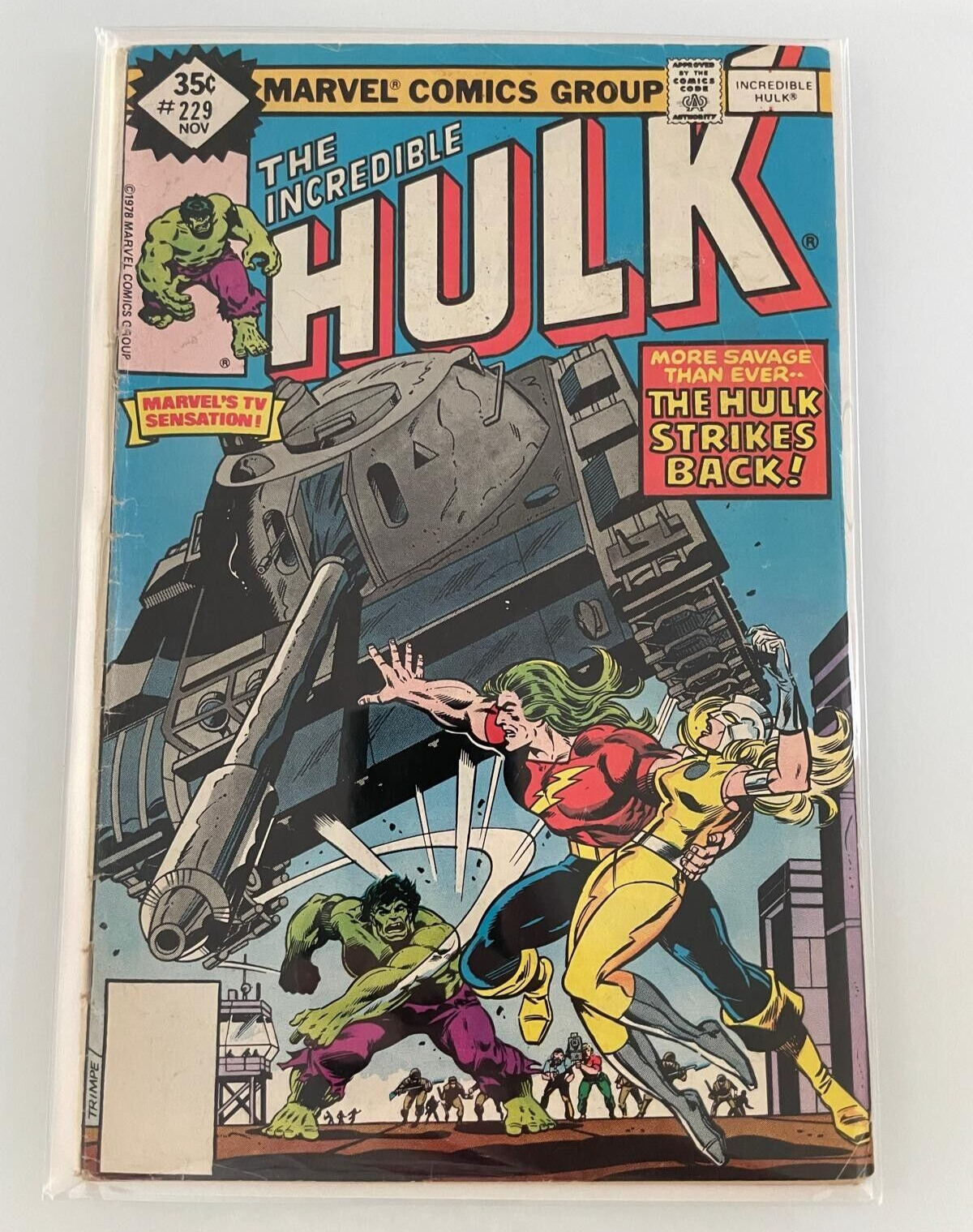 Incredible Hulk 229 2nd Moonstone Doc Samson comic