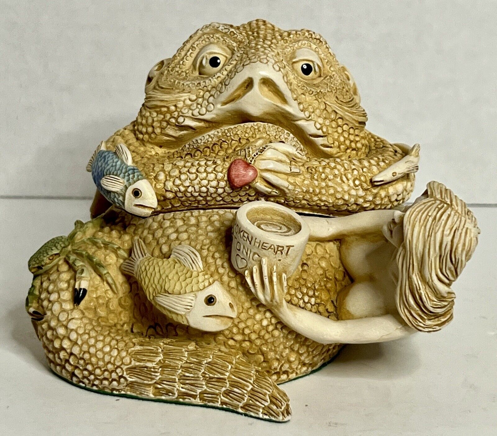 Jabba the Hutt-Like Trinket Box from S.I.A.B. England by Michael R. Tandy - Rare