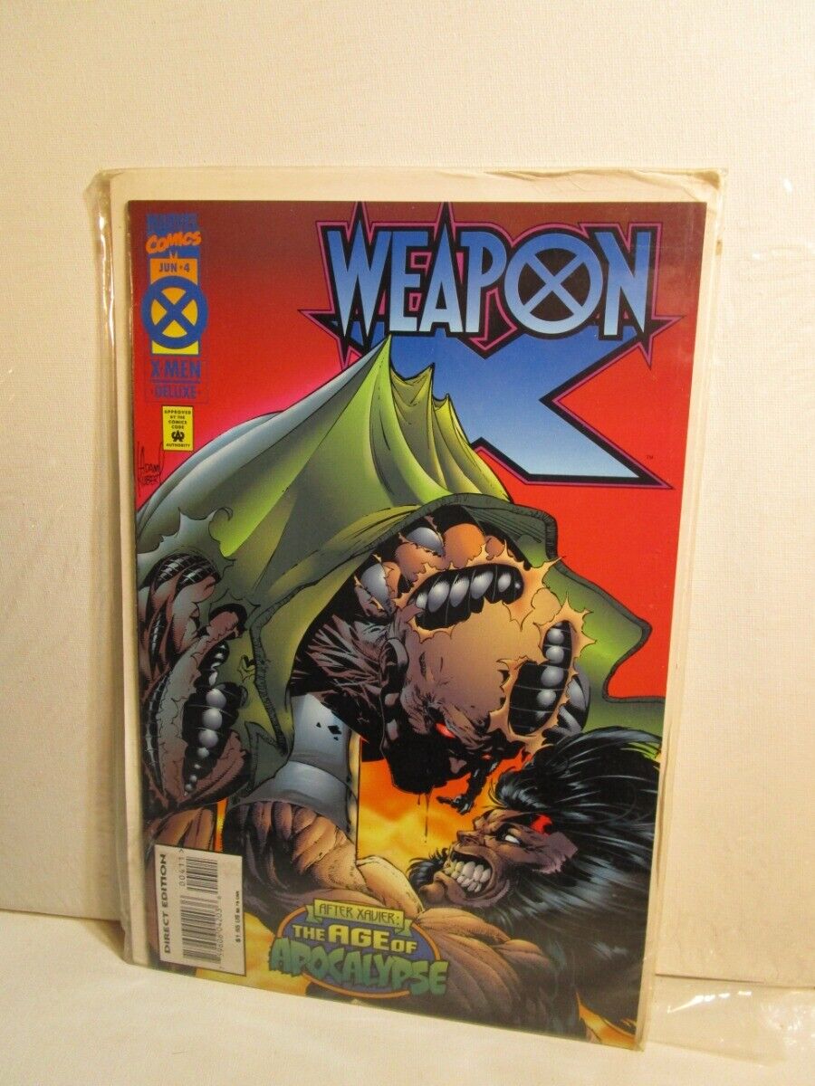 Weapon X #4 (Marvel 1995) Age of Apocalypse WOLVERINE, APOCALYPSE Adam Kubert Ba