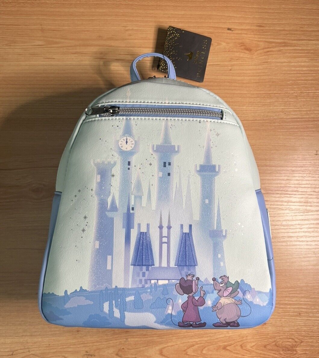 Loungefly Disney Cinderella Castle & Mice Mini Backpack *New with Tags*