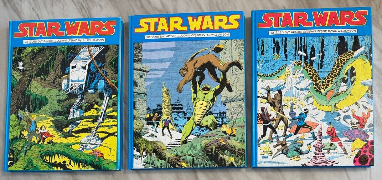 STAR WARS Hardcover Slipcase #2353/2500 Russ Cochran 1991 SIGNED By Both Authors